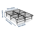 AirSleeperz®  opvouwbaar bed Joost Basic Black 140x200 cm - 2 persoons