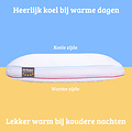 AirSleeperz®  traagschuim kussen Premium Cool/Warm 60x40 cm