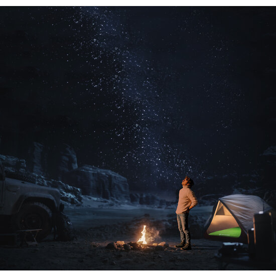 Intex TrueAire Dura-Beam Camping Mat  met USB150 Pomp - 1 persoons