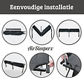 AirSleeperz®  opvouwbaar campingbed heavy duty Black 62x190 cm - 1 persoons