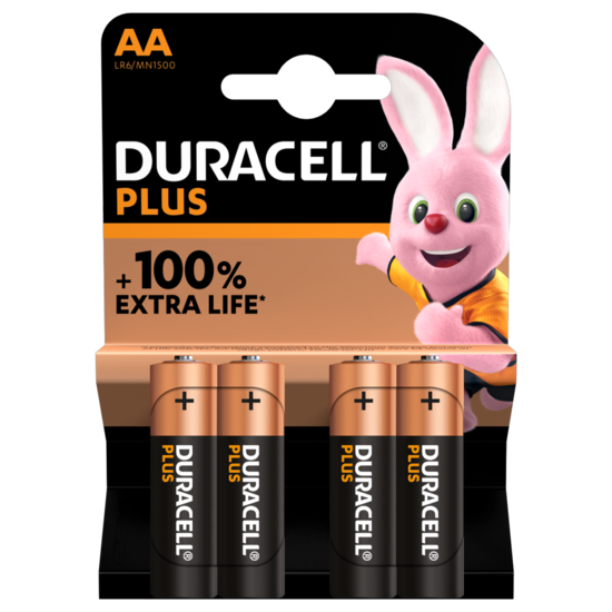 Duracell batterijen type AA (4 stuks)
