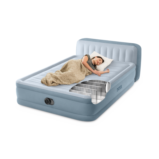 Intex Queen Plush luchtbed met ingebouwde pomp  - 2 persoons
