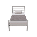 AirSleeperz®  metalen bedframe Sara Grey 90x200 cm - 1 persoons