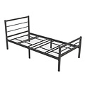 AirSleeperz®  metalen bedframe Sara Black 90x200 cm - 1 persoons