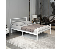 metalen bedframe Sara White 140x200 cm - 2 persoons