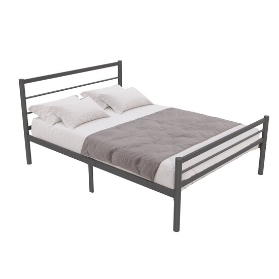 AirSleeperz®  metalen bedframe Sara Black 140x200 cm - 2 persoons