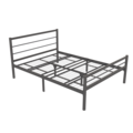 AirSleeperz®  metalen bedframe Sara Black 140x200 cm - 2 persoons