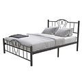 AirSleeperz®  metalen bedframe Eva Black 140x200 cm - 2 persoons