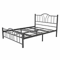 AirSleeperz®  metalen bedframe Esmee Black 140x200 cm - 2 persoons