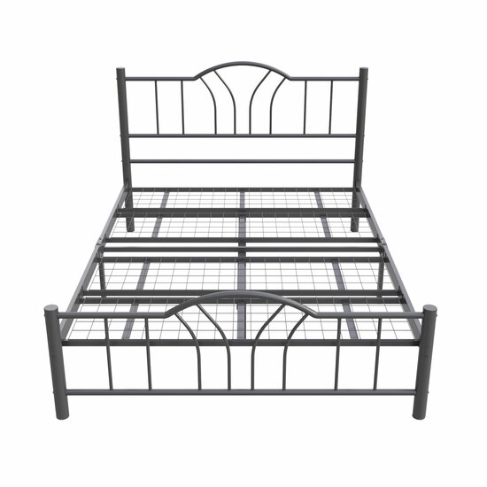 AirSleeperz®  metalen bedframe Esmee Black 140x200 cm - 2 persoons