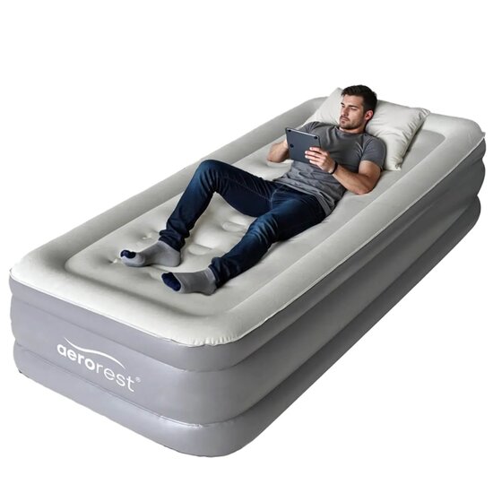 Aerorest Supreme Plush XL luchtbed 210 cm - 1 persoons