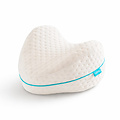 AirSleeperz® SoftLife Kniekussen Memory Foam - Orthopedisch 25x25x15 cm