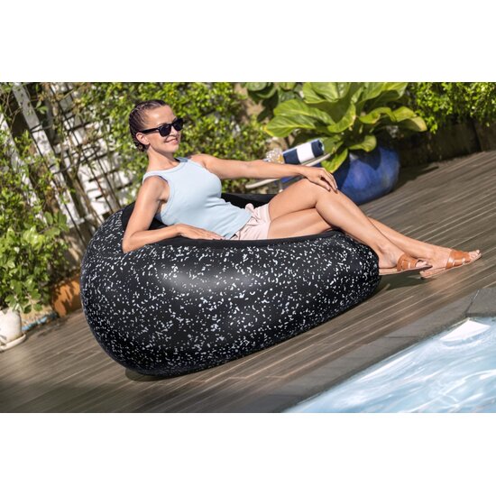 Bestway Lounge Coil Beam stoel zwart