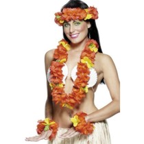 Hawaii verkleedset rood