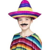 Sombrero hoed kind multikleur