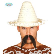 Mexicaanse sombrero naturel 33cm