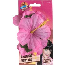 Hawaii haarclip roze