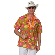 Hawaii blouse heer oranje