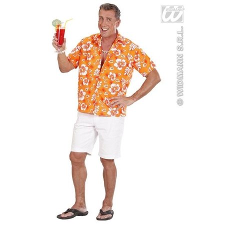Hawaii shirt oranje