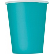 14 Caribbean Teal drinkbekers