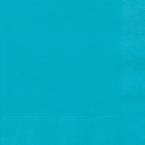 Caribbean Teal servetten 20 stuks