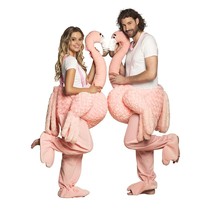 Stap in kostuum Flamingo