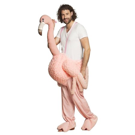 Stap in kostuum Flamingo