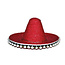 Mexicaanse sombrero kind rood