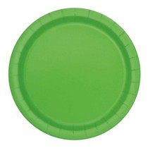 Bordjes Lime Groen 20 Stuks - 18 cm