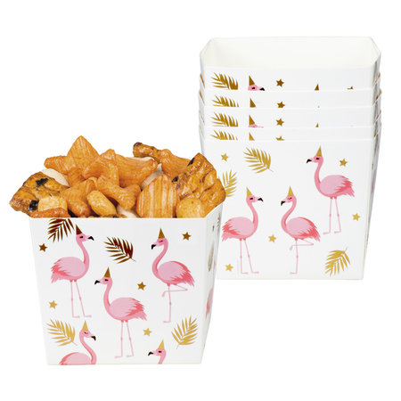 Set 6 Bakjes Flamingo (40 cl)