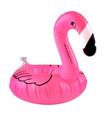 Roze Opblaas Flamingo Bekerhouder