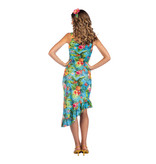 Kostuum Hawaii Blauw Dames