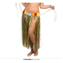 Tropical Sliertjes Rok Multikleur met Bloemen 75cm