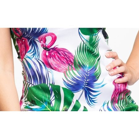 Hawaii Jurkje Dames Tropical Wit