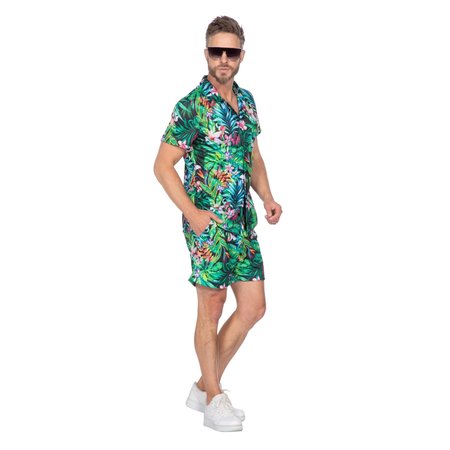 Festival Outfit Hawaii Tropical Heren