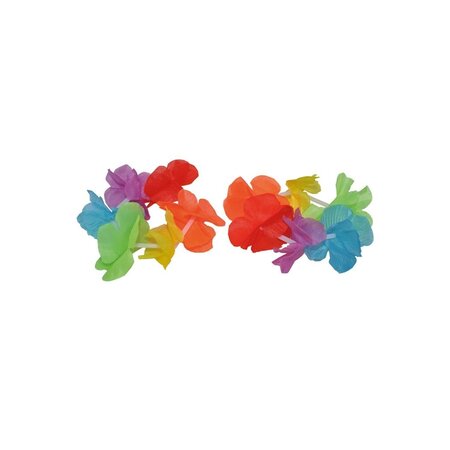 Rainbow Bloemen Armbanden Hawaii (2st)