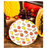 Set Bordjes Fruit 23cm (8st)