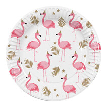 Flamingo Partybordjes 23cm (10st)
