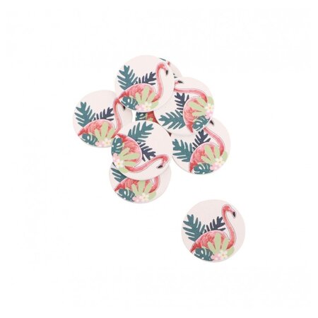 Flamingo Tafelconfetti (12st)