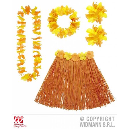 Hawaii set oranje