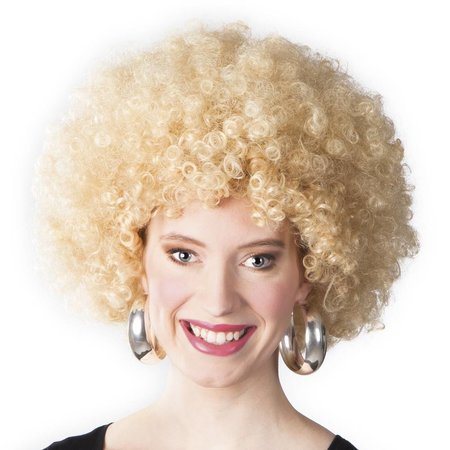 Afropruik blond