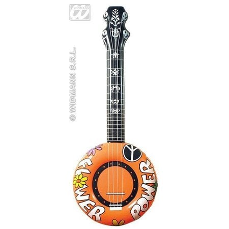 Opblaasbare Flower Power Banjo