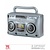 Opblaasbare Ghetto Blaster
