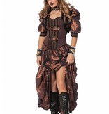Steampunk outfit dames luxe