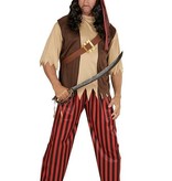 Stoer Piraten pak man