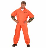 Oranje gevangenis kostuum met tattoo's