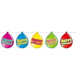 Happy birthday ballonnen slinger