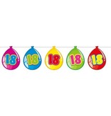Vlaggenlijn ballonnen 18 jaar