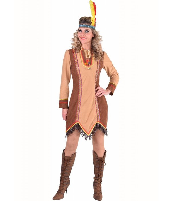 Indiaanse jurk lange mouw