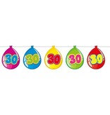 Vlaggenlijn ballonnen 30 jaar